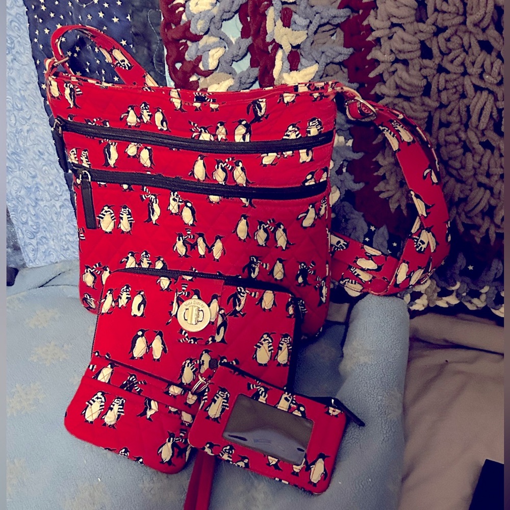 Vera Bradley red penguin